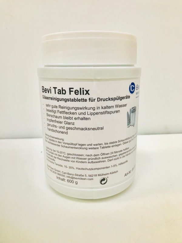 Bevi Tab Felix Tabletki do mycia i nabłyszczania kufli typu SPULBOY 600g