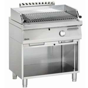 Lawa grill lawowy gazowy 700 CLASSIC wolnostojący na podstawie otwartej szer. 800mm 18kW Bartscher