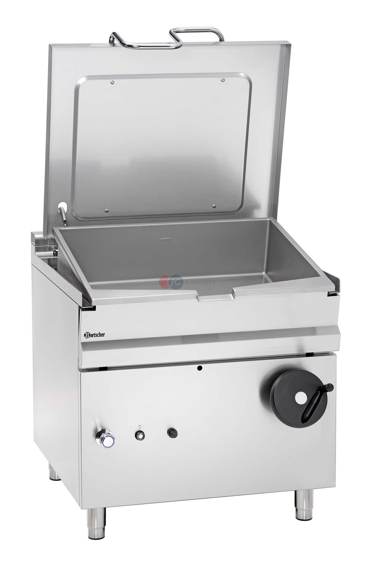 Patelnia uchylna gazowa z ręcznym przechyłem misy 22 kW Bartscher 1 Patelnia uchylna gazowa z ręcznym przechyłem misy 22 kW Bartscher