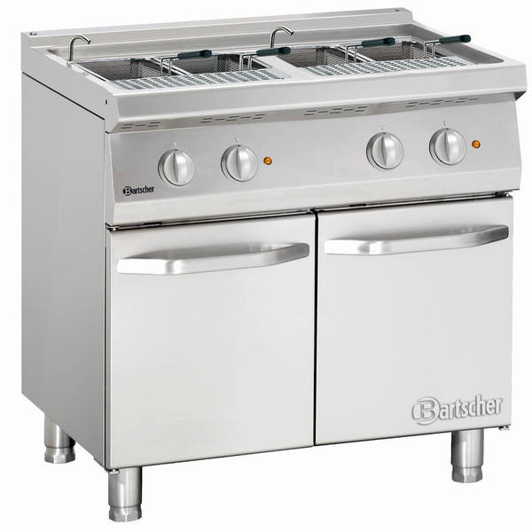 Warnik kocioł werzelny elektryczny do makaronu 700 CLASSIC wolnostojący z szafką szer Warnik kocioł werzelny elektryczny do makaronu 700 CLASSIC wolnostojący z szafką szer. 800mm 14kW 400V 2 x 24L Bartscher