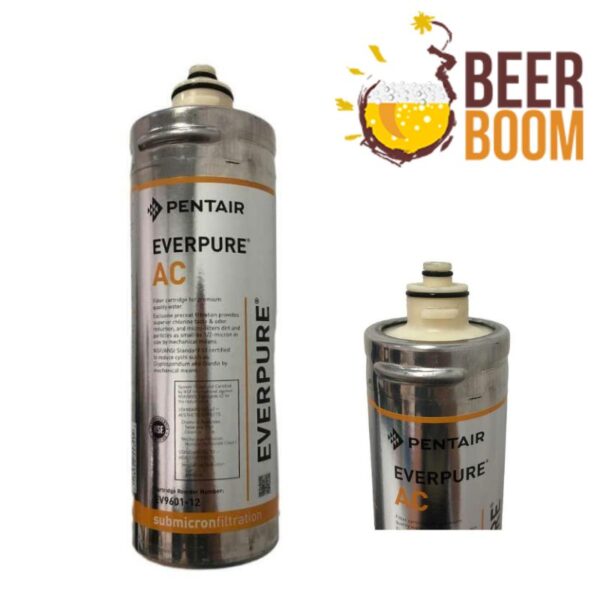 Filtro Acqua A Baionetta 2MF AG Antibatterico | Compatibile Con Everpure AC E 2DC | Made In Italy, Fino A 2850 Litri