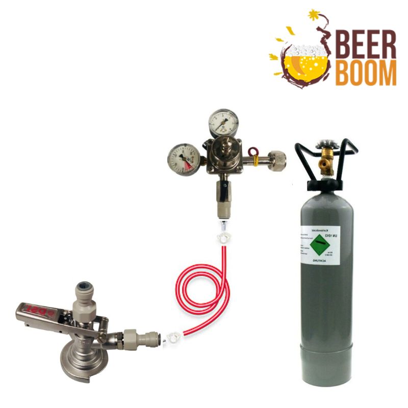 zestaw poj. butla red glowica